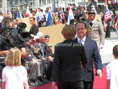 French and German friendship exactly 70 years after D-Day