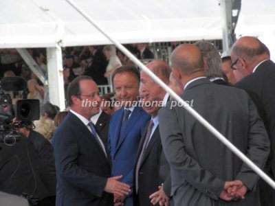 François Hollande and Valéry Giscard d'Estaing