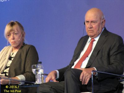 Jody Williams, Frederik de Klerk